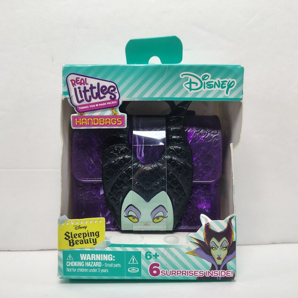 Moose Real Littles Disney Handbag Sleeping Beauty Maleficent With Six Surprises